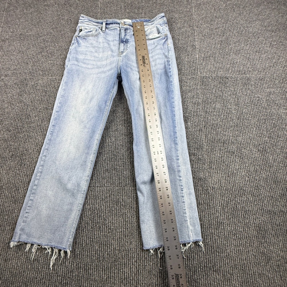 KanCan Womens Size 10 Light Wash High Rise Straight Leg Jeans ST1709GT-1-SF - Picture 4 of 14